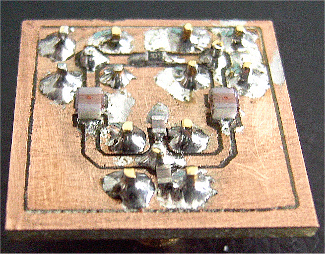 Wilkinson Splitter PCB Bottom